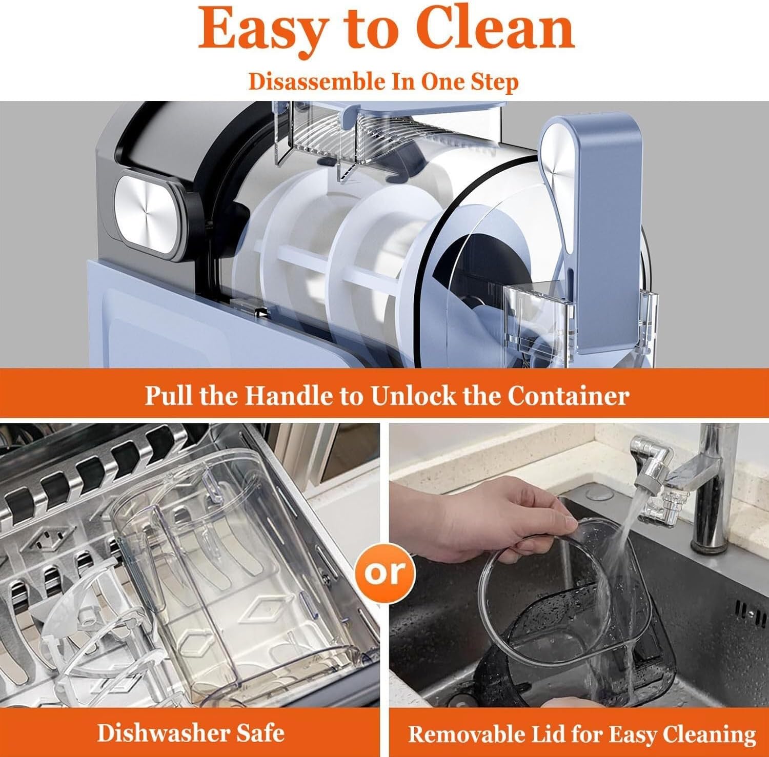 2L Professional Slush Machine, No Ice Needed, Self-Cleaning, 5 Preset Programs, Quickfreeze-Technology, Fro-Zen Drink Maker for Slush, Margaritas, Frappe, Milkshake