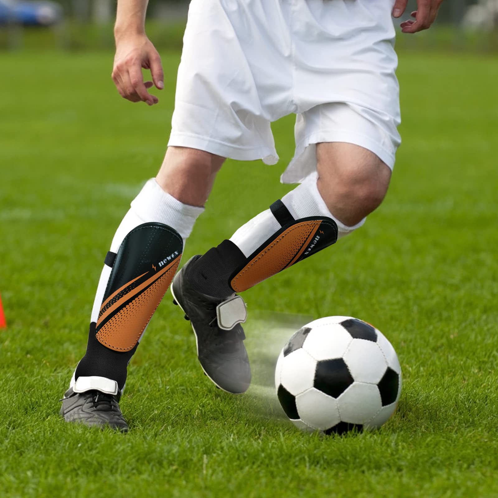 newox Parastinchi da calcio per bambini e ragazzi, parastinchi per bambini dai 3 ai 15 anni