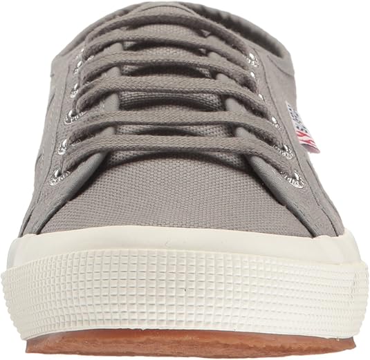 grey leather superga