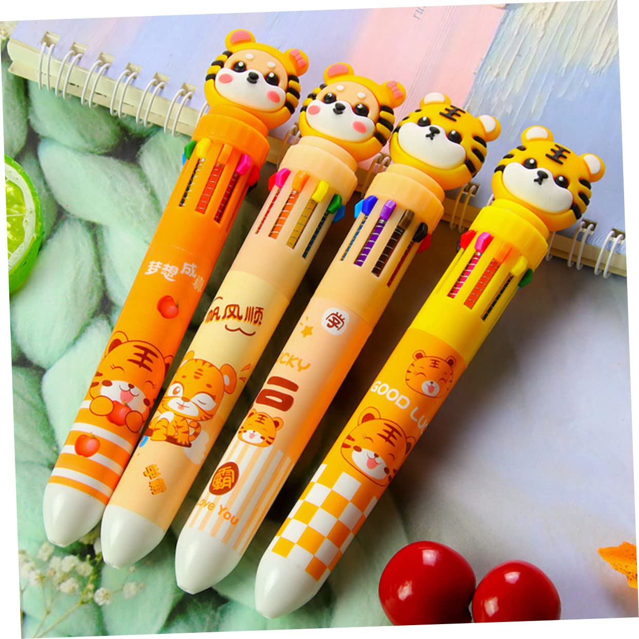 NUOBESTY 3 Set Penna A Sfera A Dieci Penna Strana Penne Originali Penne A Sfera Penne Nere Cancellabili Evidenziatore Kit Fai Da Te Per Pennarelli Ricarica 8 Pezzi * 3