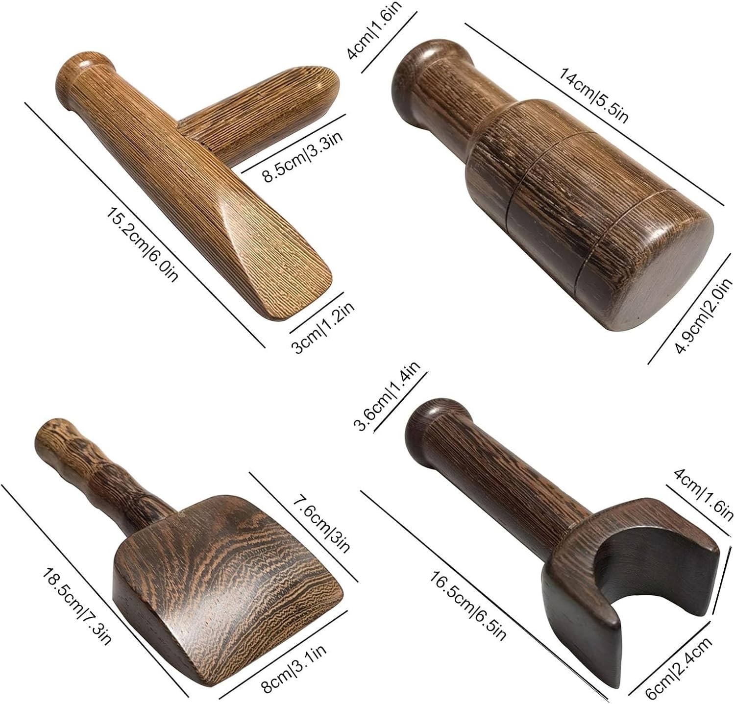 Wooden Wedge Massage Hammer Reset Aquipment, Chiropractic Adjustment Tools Hammer and Chisel Tok Sen Tools,B