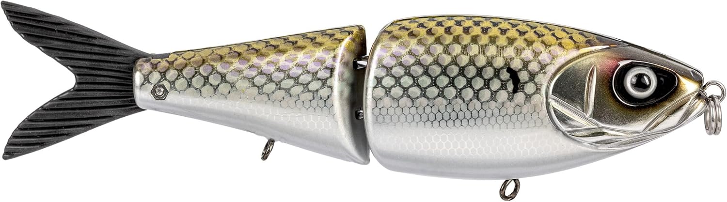 Strike King Hog Father Jr Fishing Lure, Jointed Swimbait, 7-Inches, 2 1/2-Ounces