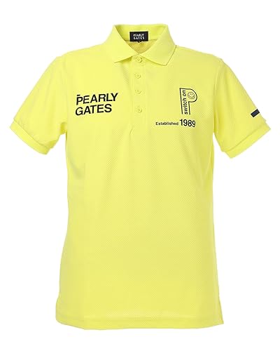PEARLY GATES ロゴ刺繍ポロシャツ