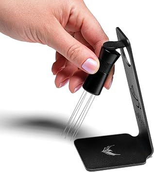 WDT Tool Espresso Stirrer Distrubution Tool Adjustable Coffee Needle Distributor 0.25mm & 0.4mm / Premium Espresso Machine Accessories for Puck Prep Model A