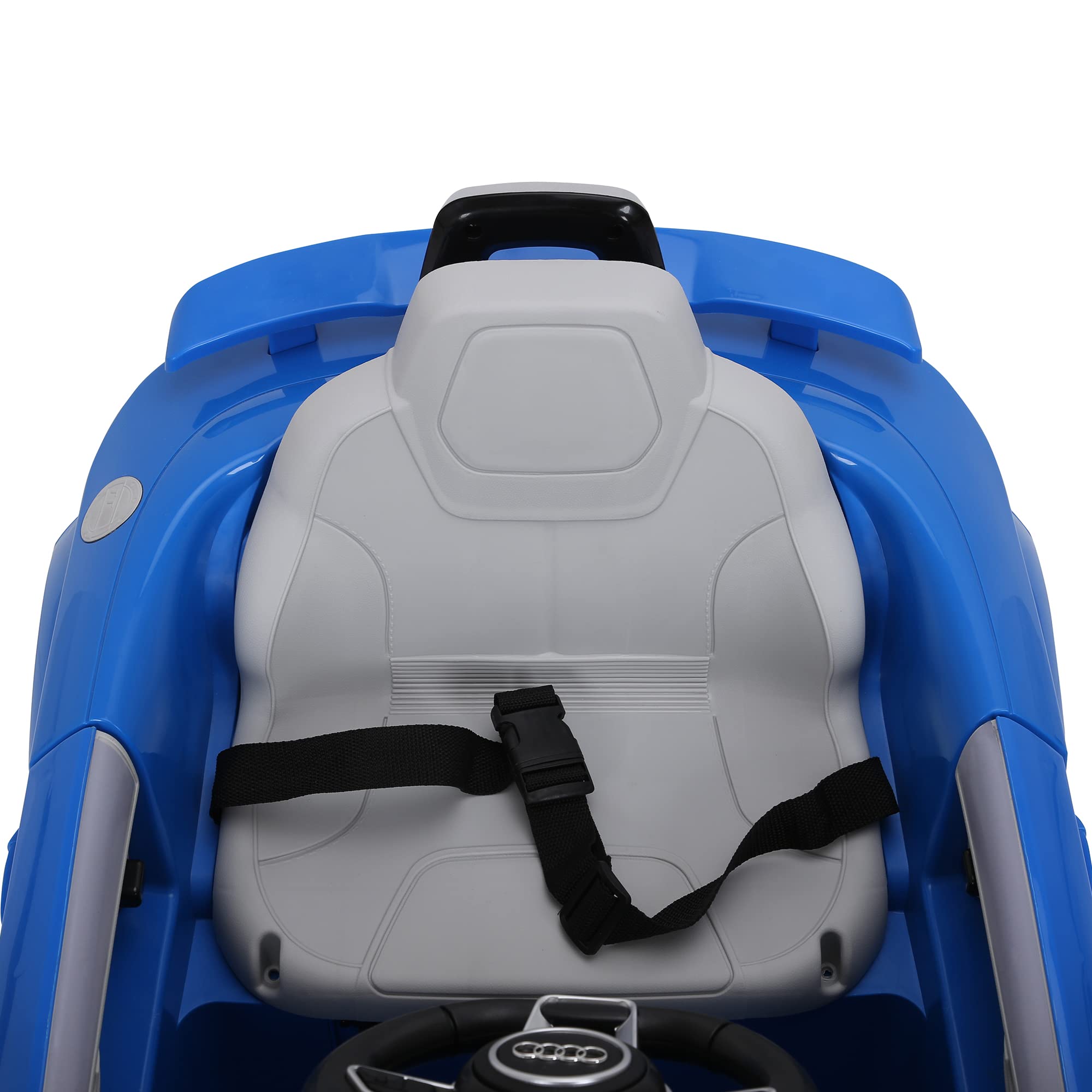 FEBER Audi TT RS Azul R/C, Coche eléctrico de 1 Plaza, radiocontrol, con Detalles de Coche: Faros con luz, 2 Marchas, Sonido, de 3 a 8 años, Famosa (800013441)
