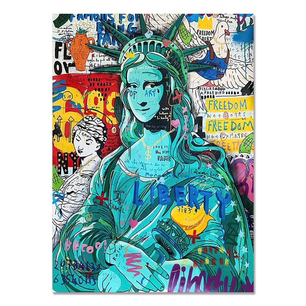 Affiche Graffiti Drôle de Grand Format 90x140 cm pour Salon