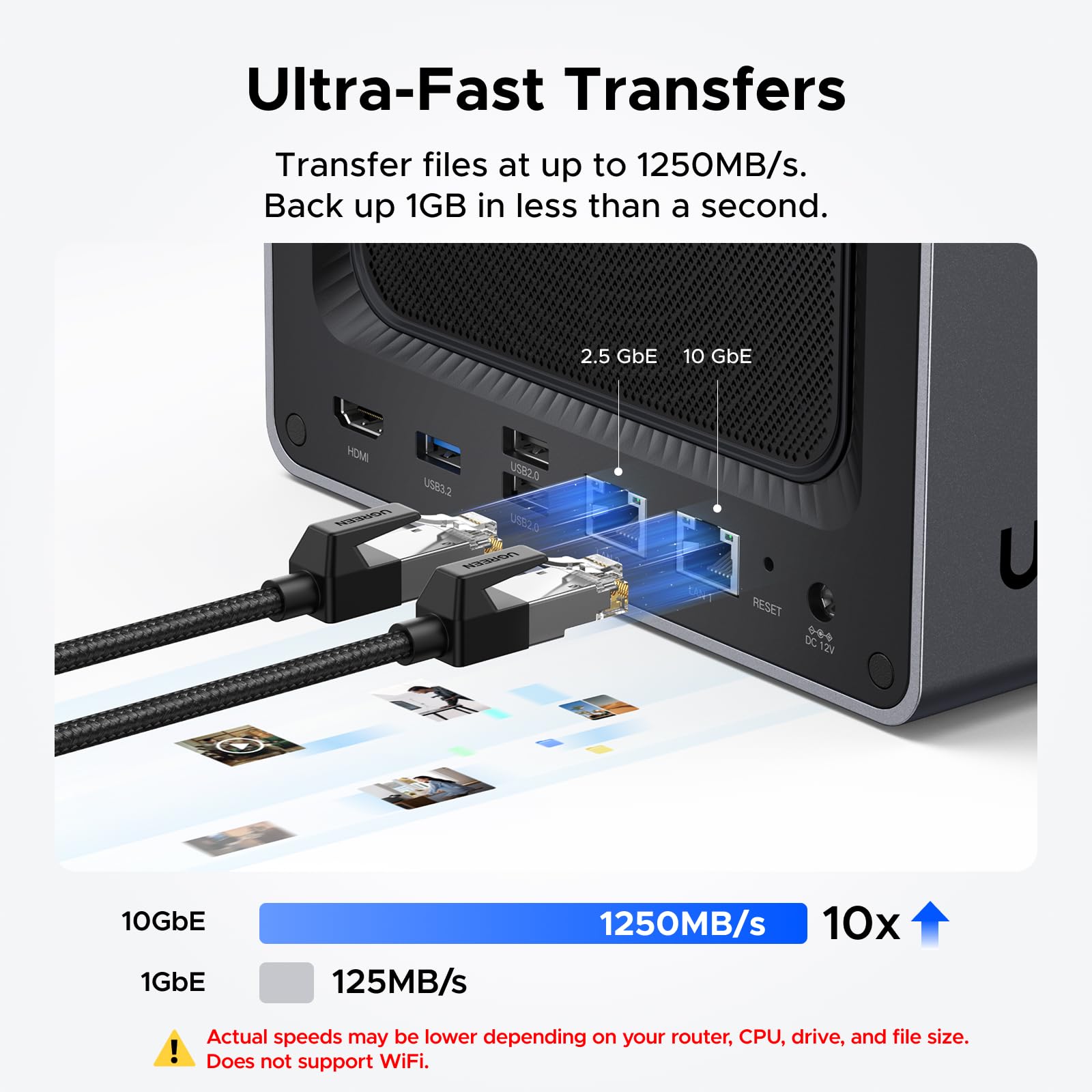Amazon.com: UGREEN NAS DXP4800 Plus NAS de escritorio de 4 bahías
