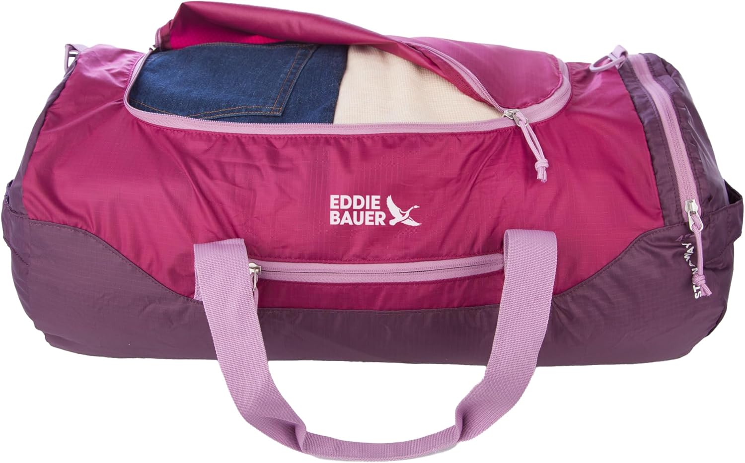 Eddie Bauer Stowaway Packable Duffel Bag | Travel | Foldable | Lightweight | Durable | Ripstop Polyester - Image 6