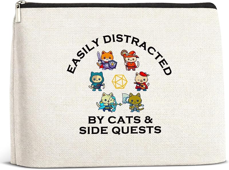 Funny Dnd Gifts Makeup Bag, Dungeons and Dragons Gifts