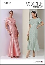Vogue V2027D5 Misses' Close-Fitting Lined Dress Sewing Pattern Packet, Design Code V2027, Sizes 4-6-8-10-12 - Buy now