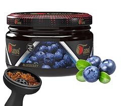 TANYA Blueberry Herbal Hookah Molasses 100 Nicotine Tobacco Free Shisha Hookah Flavors Fruit Mix Organic Shisha Flavors 250g