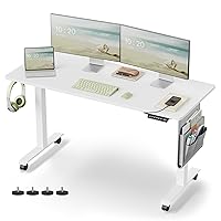 VASAGLE Scrivania Elettrica Regolabile in Altezza, 60 x 140 x (72)