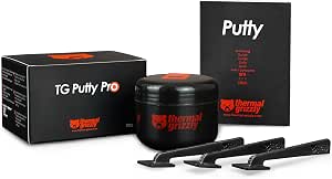 Thermal Grizzly TG Putty Pro – Mastic Thermique Non Conducteur Pour GPU | Remplace Les Pads, Comble 0,2 à 3 Mm | 30 G Avec Spatules