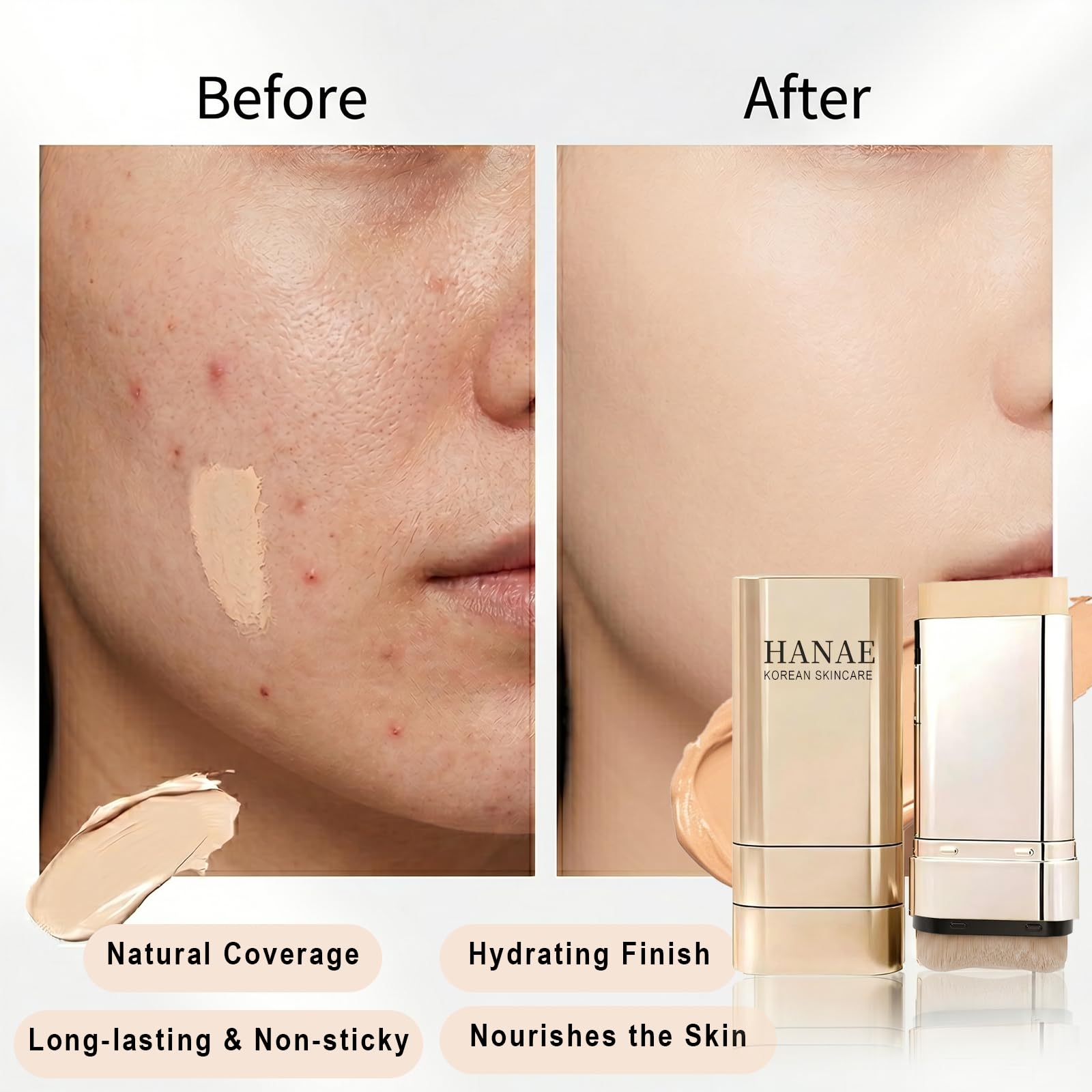 Hanae Korean Dual-Ended Foundation Stick
