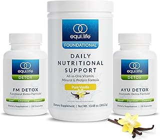 Sponsored Ad - Equilife Dr. Cabral Detox, 7 Day Program with Plant Based Protein, Vitamins, Amino Acids, & Minerals to Sup...