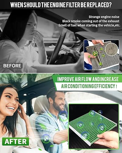 Miniatura 6 de Cartist CF12157 - Filtro de aire de cabina HEPA para Mazda CX-9 2016-2023  Toyota RAV4Corolla 2019-2023, Camry 2018-21, Highlander 2020-22Lexus