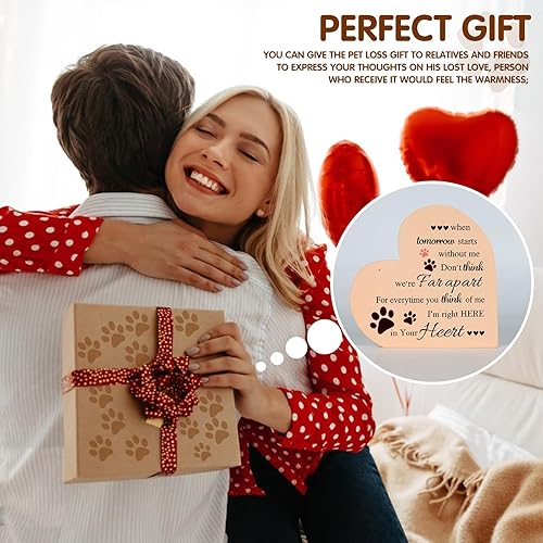 Miniatura 7 de Umysky Regalos conmemorativos para mascotas, regalos de recuerdo de duelo por pérdida de perro, gato, condolencia, regalos de condolencia, material
