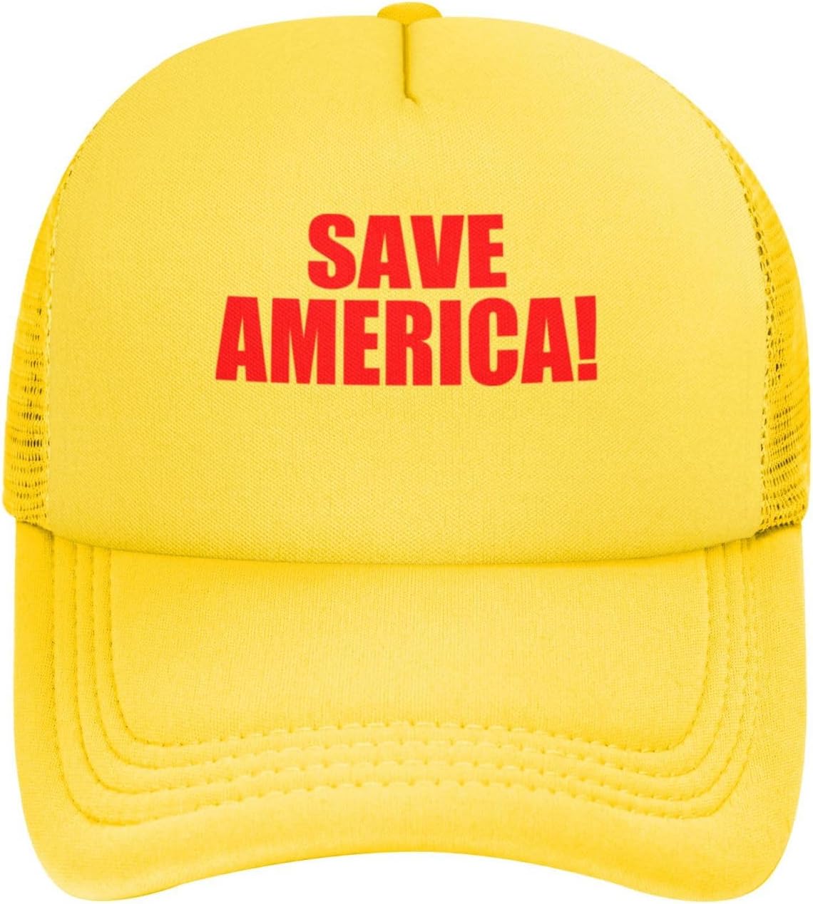 Save America Trucker Hat Women Mesh Baseball Cap Cowboy Hat Men Dad Hat Adjustable HatHat Black