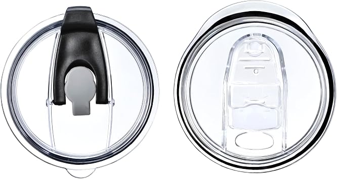 20/12 OZ - 2 Replacement Lids for Yeti Tumblers like Yeti Lids - 3.3 Inch Diameter - Spill Proof Lids for Yeti Tumblers - Tumbler Lid for Yeti Tumbler 20/12 oz, Compatible Rambler,Ozark Trail 2 Pack