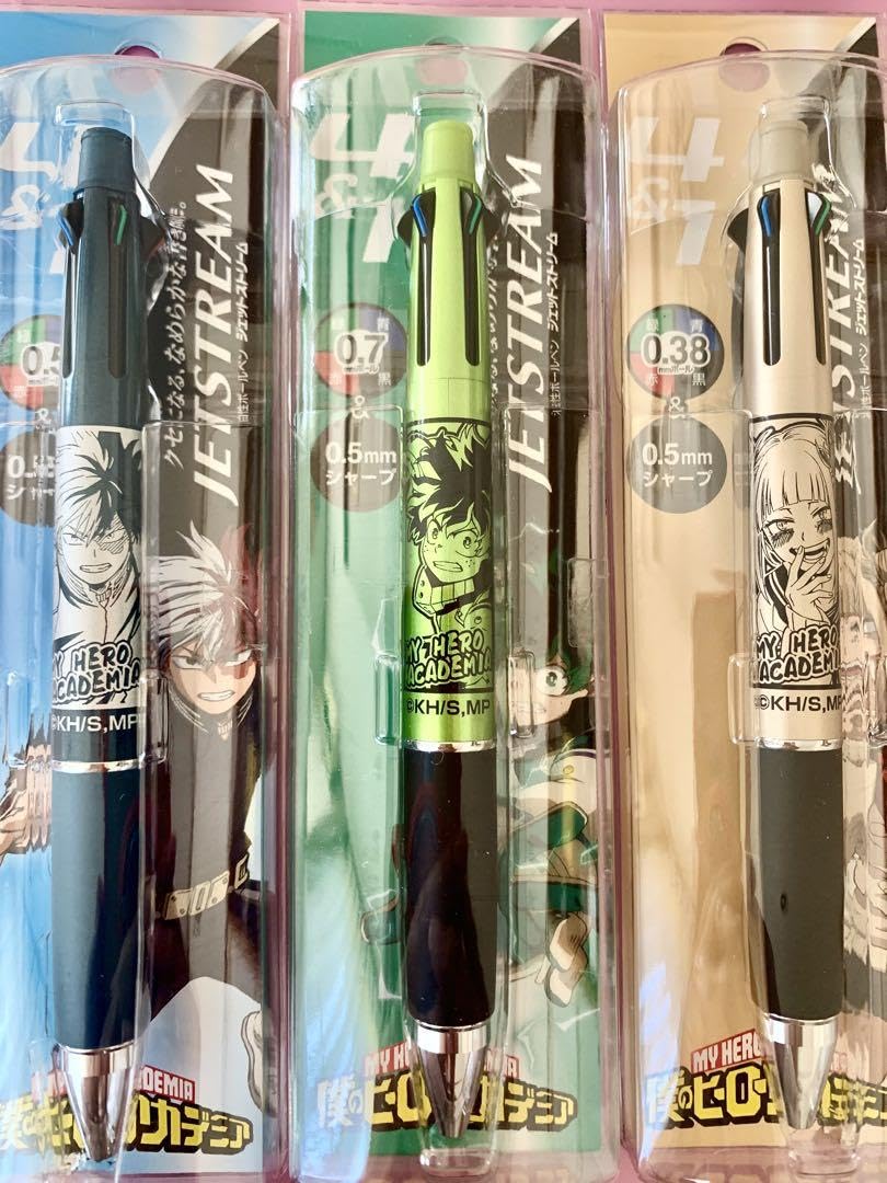 Amazon.co.jp: ジェットストリーム 4&1 ヒロアカ 3本セット : 文房具