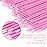 G2PLUS Micro Swabs - 100pcs Cotton Swabs for Makeup, Pink Disposable Applicators Brush for Nails, Eyeliner and Lash Tech Supplies