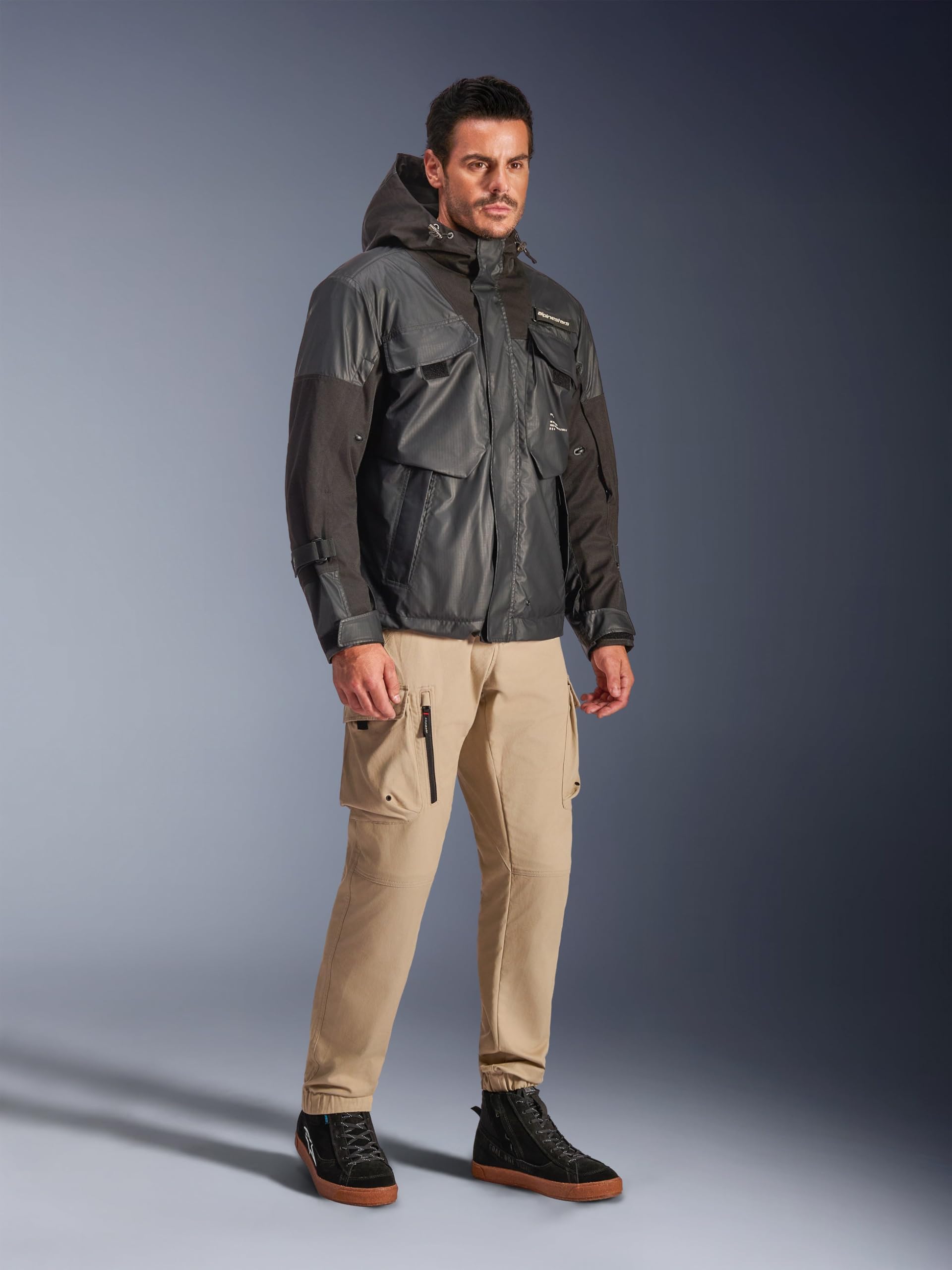 Alpinestars Mospher WP wodoodporna kurtka tekstylna motocyklowa, czarny, 3XL