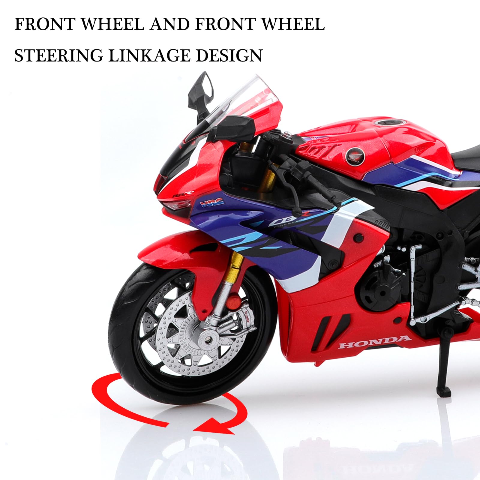 TOKAXI 1/12 Maßstab Honda CBR 1000RR Diecast Spielzeugmotorräder, Honda Motorradmodell, CBR1000RR Motorrad-Spielzeug Geschenke für Jungen und Mädchen
