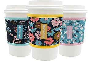 WK IEASON Reusable Hot Coffee Cup Insulator Sleeves