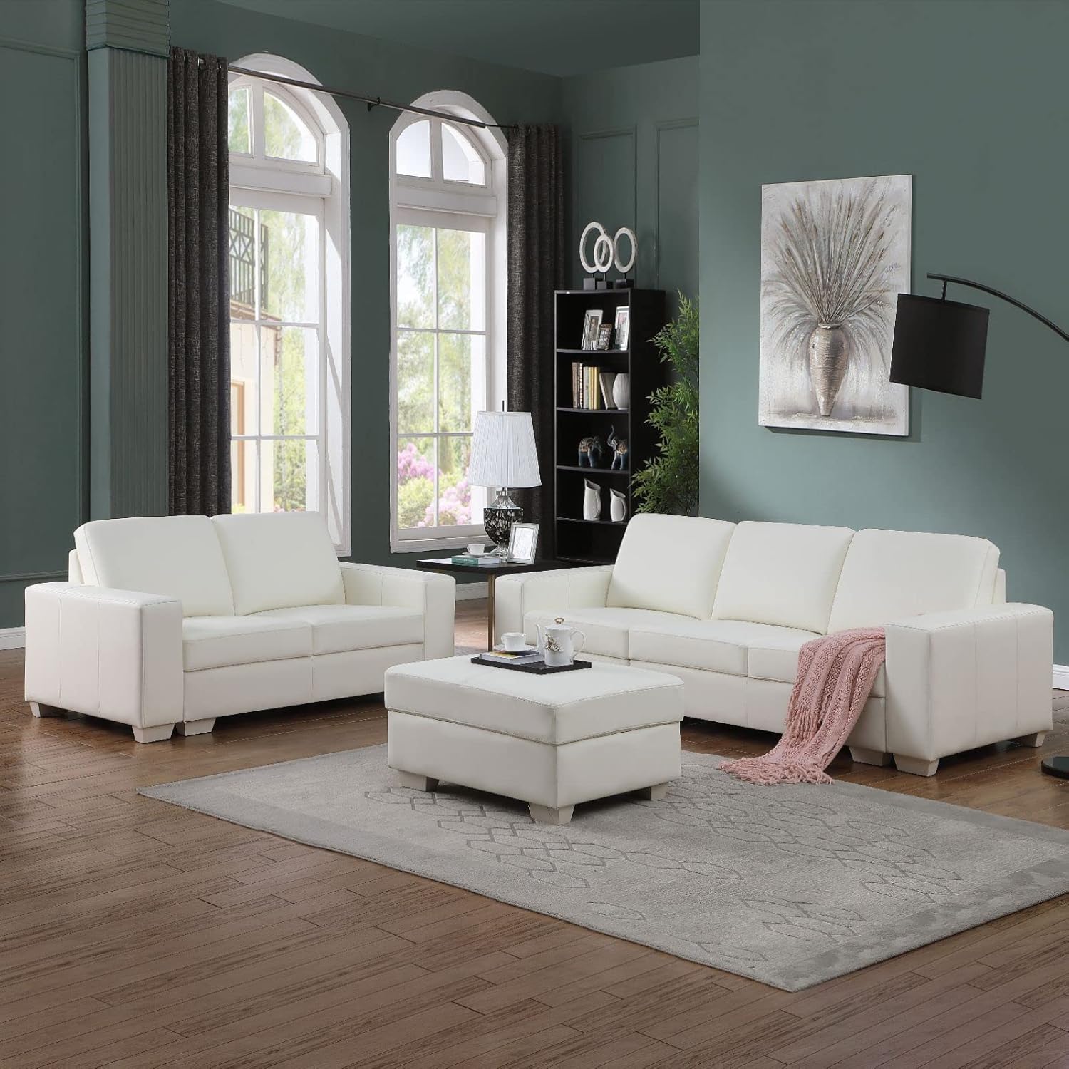 Ocstta Leather Couch Durable Sectional Couches for Living