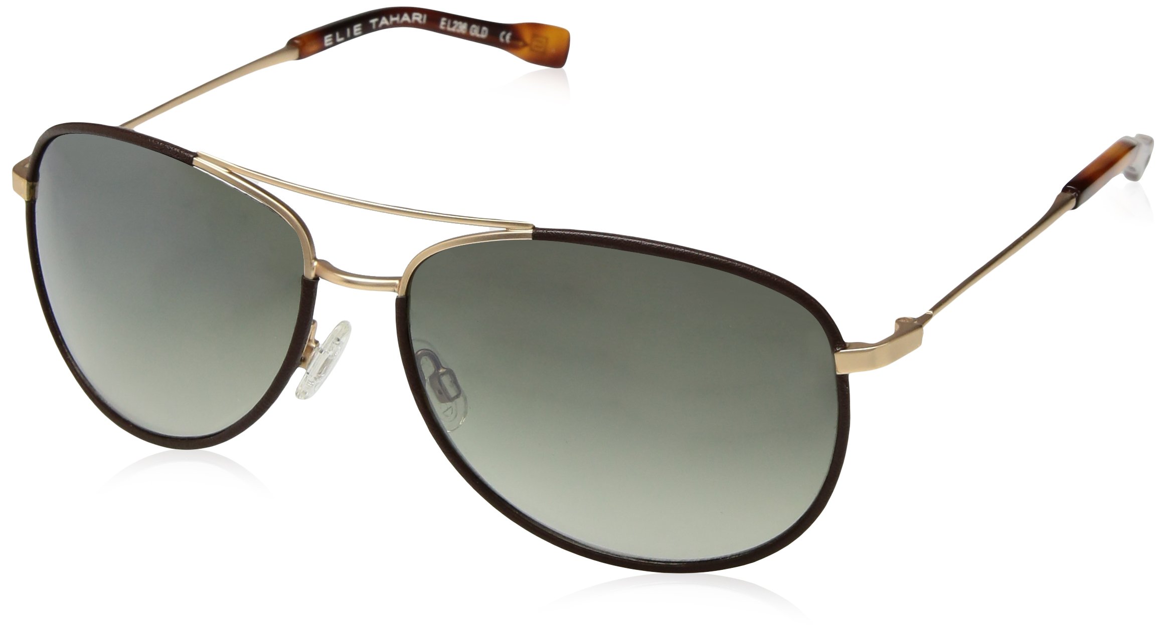 NEW Elie Tahari Women\'s EL236 Metal UV Protective Aviator Sunglasses - 62-17 129 Elie Taharielie Tahari Womens El236 Aviator Sunglasses 62 Mm  main image 3