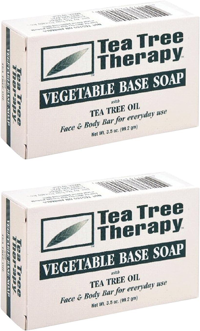 Tea Tree TherapySoap Bar, Vegetable Base, 3.5 oz (2-Pack)