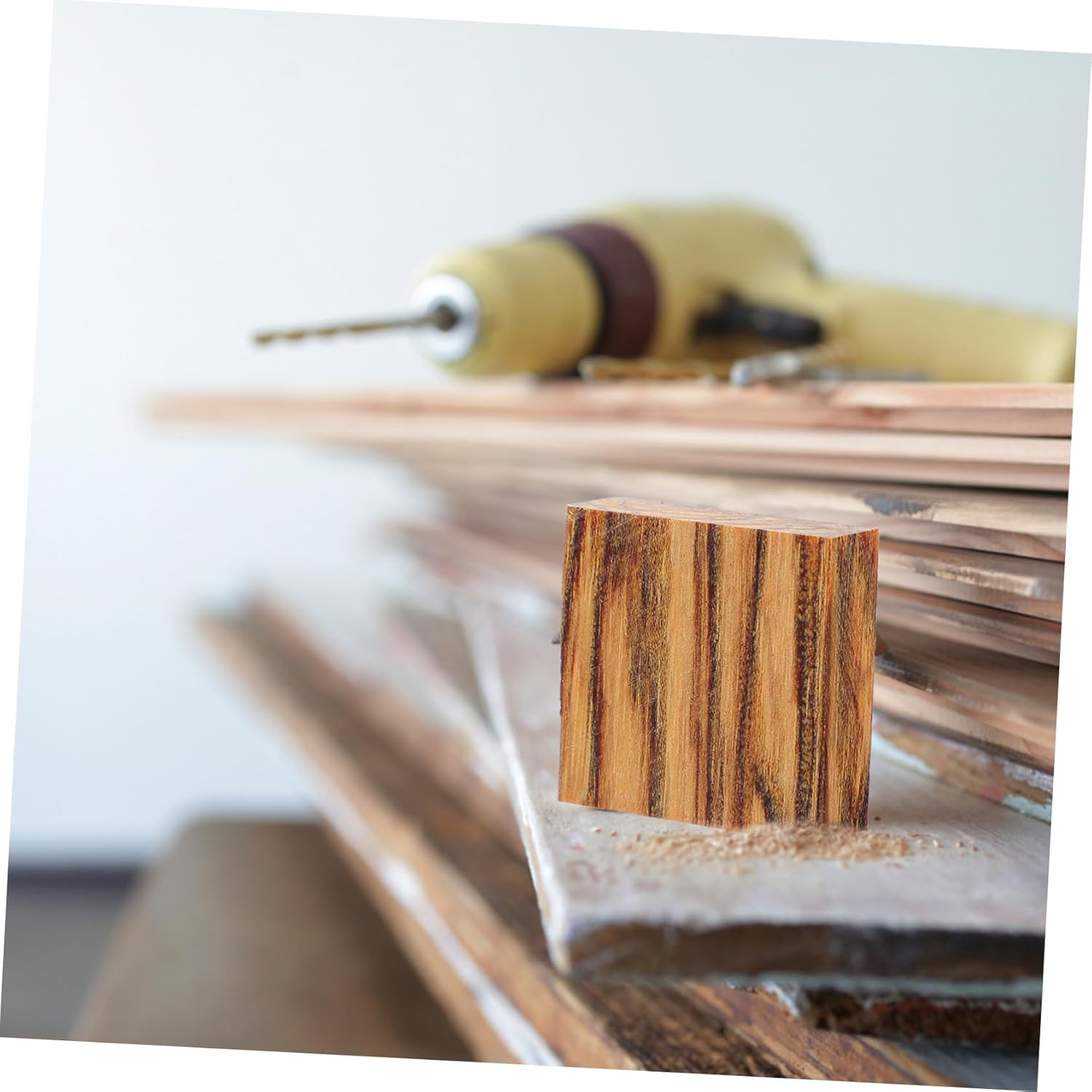 EXCEART 72 Pcs Unfinished Wooden Ring Blanks for Jewelry Making DIY Craft Blocks 1.18 Inch Smooth Surface Wood Material for Classroom Projects and Creative Art Supplies