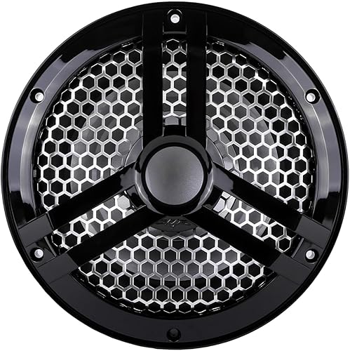 Miniatura 2 de Skar Audio SKM8WBD2 8" 500W Max Power Dual 2 Ohm Subwoofer marino (negro)