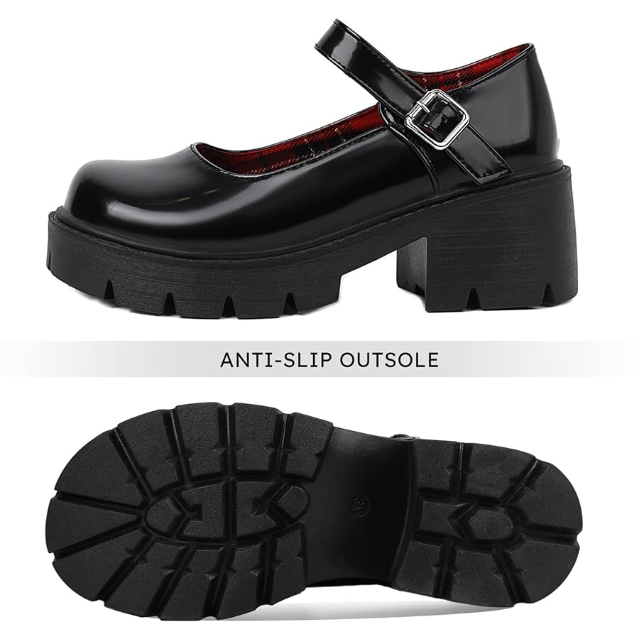 専用GRAPE Black Mary Jane Platform shoes Amazon.com | DREAM PAIRS Women's Mary Janes Shoes Platform