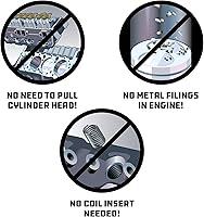 Vista 6 de Powerbuilt 641148 - Herramienta de reparación de roscas, de rosca trasera de 12 mm, 12mm, NA