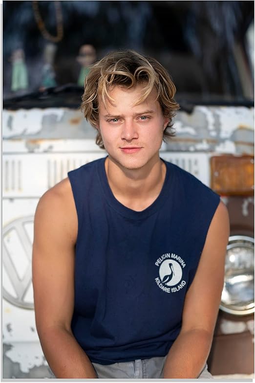 PARQUS Outer Banks Poster JJ Maybank 16" x 24" Unframed Modern Wall Art Canvas for Office Decor