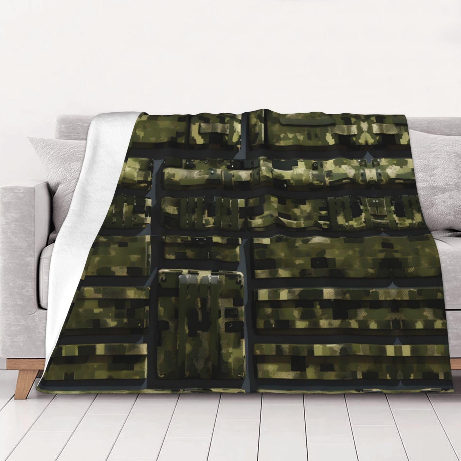 Couverture de lit en flanelle douce microfibre plaid de lit chaud