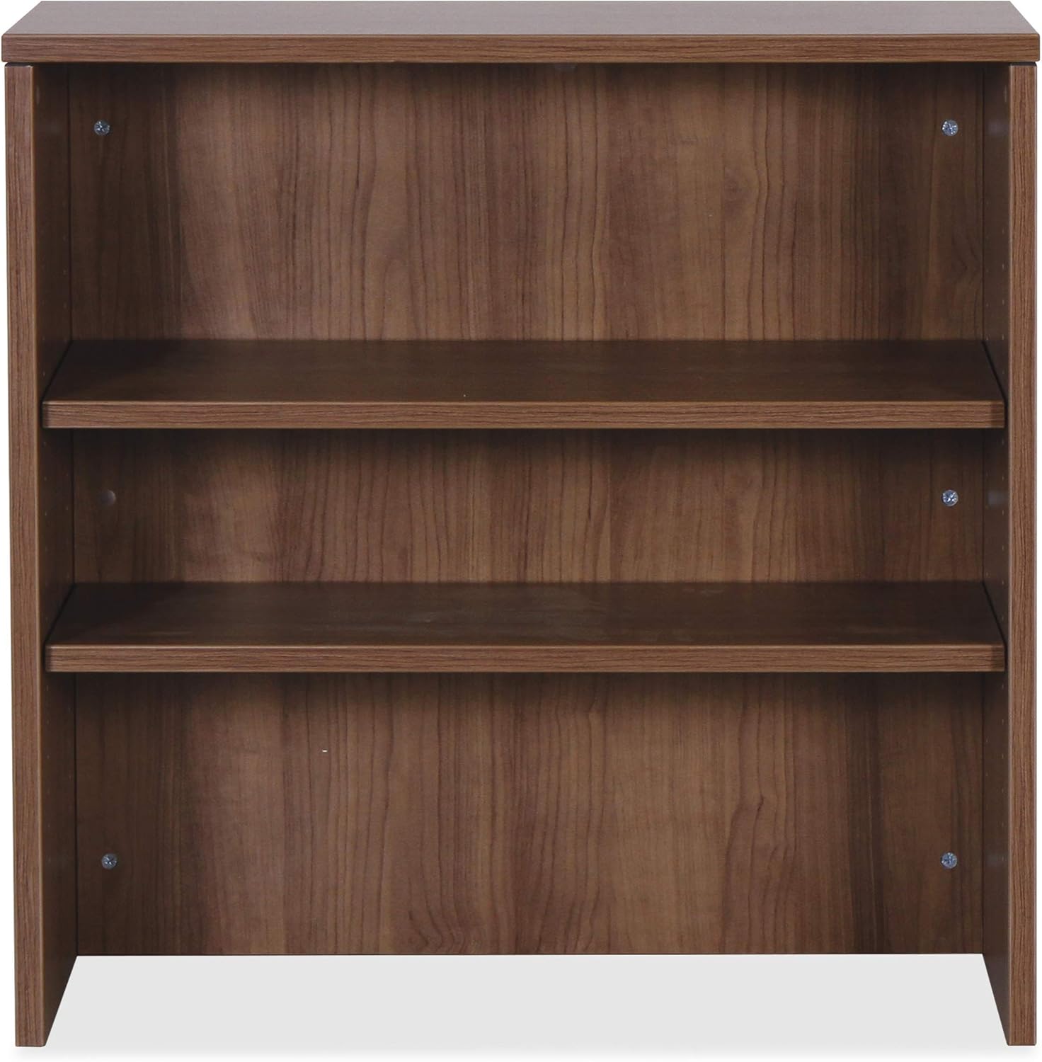 Lorell Essentials Walnut Laminate Stack-on Bookshelf, 36" x 15" x 36"
