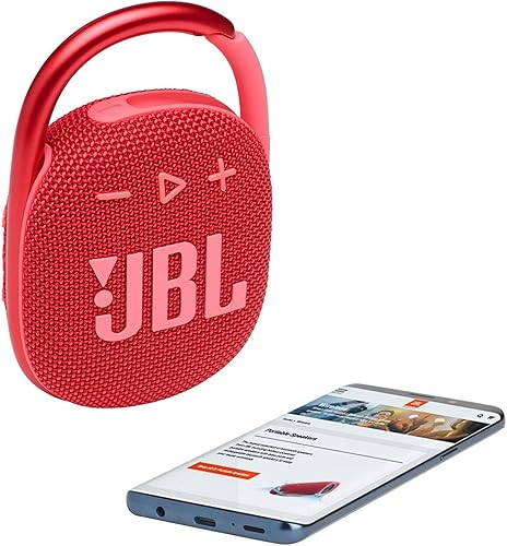 Miniatura 9 de JBL Clip 4 Altavoz Bluetooth portátil Impermeable y a prueba de polvo IP67, mini altavoz Bluetooth para viajes, exteriores y hogar con 1 linterna