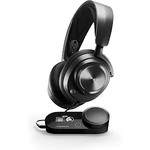 SteelSeries Arctis Nova Pro - Auriculares gaming multisistema - Audio alta res - Audio espacio 360° - GameDAC Gen 2 - Micro ClearCast Gen 2 - PC, PS5, PS4, Switch