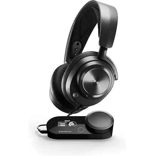 SteelSeries Arctis Nova Pro - Auriculares gaming multisistema - Audio alta res - Audio espacio 360° - GameDAC Gen 2 - Micro ClearCast Gen 2 - PC, PS5, PS4, Switch