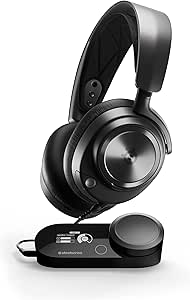 SteelSeries Arctis Nova Pro Multi-System Gaming Headset - Premium Drivers - Hi-Res Spatial Audio - GameDAC Gen 2 - ESS Quad-DAC - ClearCast Mic - PC, PS5, PS4, Switch (Renewed)
