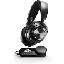 SteelSeries Arctis Nova Pro Multi-System Gaming Headset - Premium Hi-Fi Drivers, Hi-Res Audio - 360&deg; Spatial Audio - GameDAC Gen 2 - ESS Sabre Quad-DAC - Stealth Retractable Mic - PC, PS5, PS4, Switch