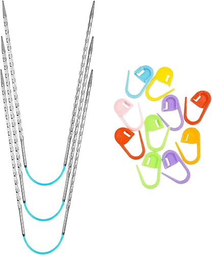 addi FlexiFlips - Aguja de tejer de doble punta DPN ergonómica cuadrada de 12 pulgadas (7.9 in) US 03 (0.128 in), acabado texturizado, bordes addi FlexiFlips - Aguja de tejer de doble punta DPN ergonómica cuadrada de 12 pulgadas (7.9 in) US 03 (0.128 in), acabado texturizado, bordes