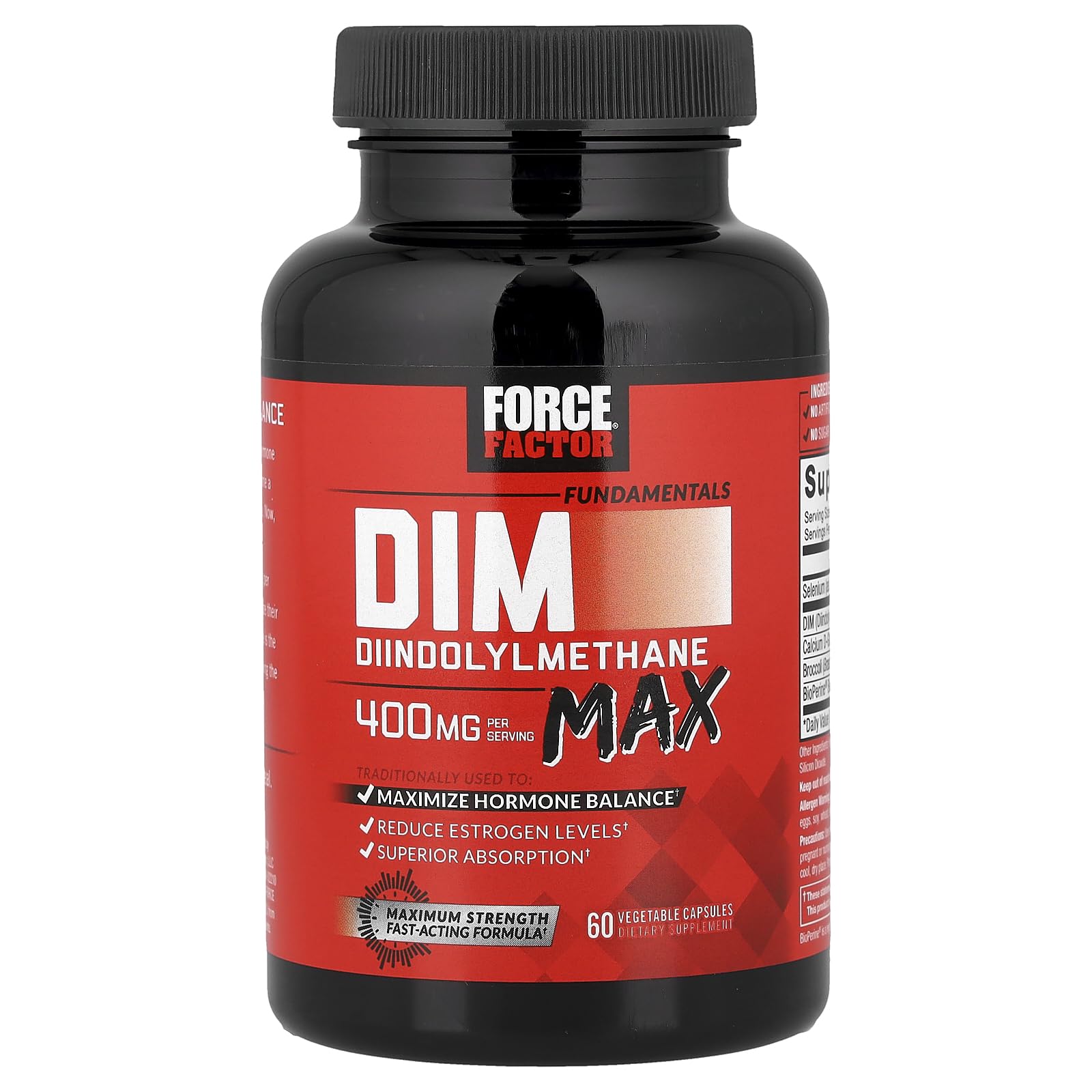 Force Factor DIM, 400mg Diindolylmethane Capsules — Amazon image 4