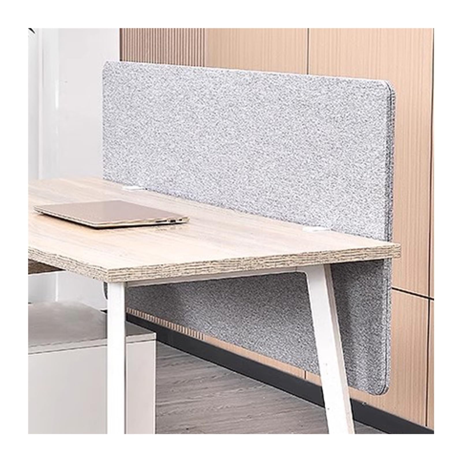 LWJSOCP Desk Partition Soundproof Acoustic Divider for Privacy and Noise Reduction Light Gray 100x60cm