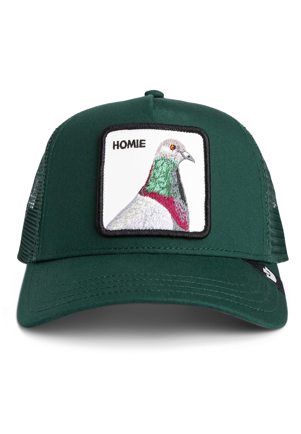 Goorin Bros. Trucker Cap The Homie Pigeon Guard Dunkelgrün, Size:OneSize