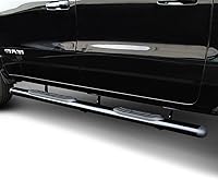 Vista 4 de Westin 22-2245 Premier Oval Nerf Bar Mount Kit se adapta a Ram 1500 QuadCab Crew Cab 2019-2025 (Exc 1500 Classic), par negro