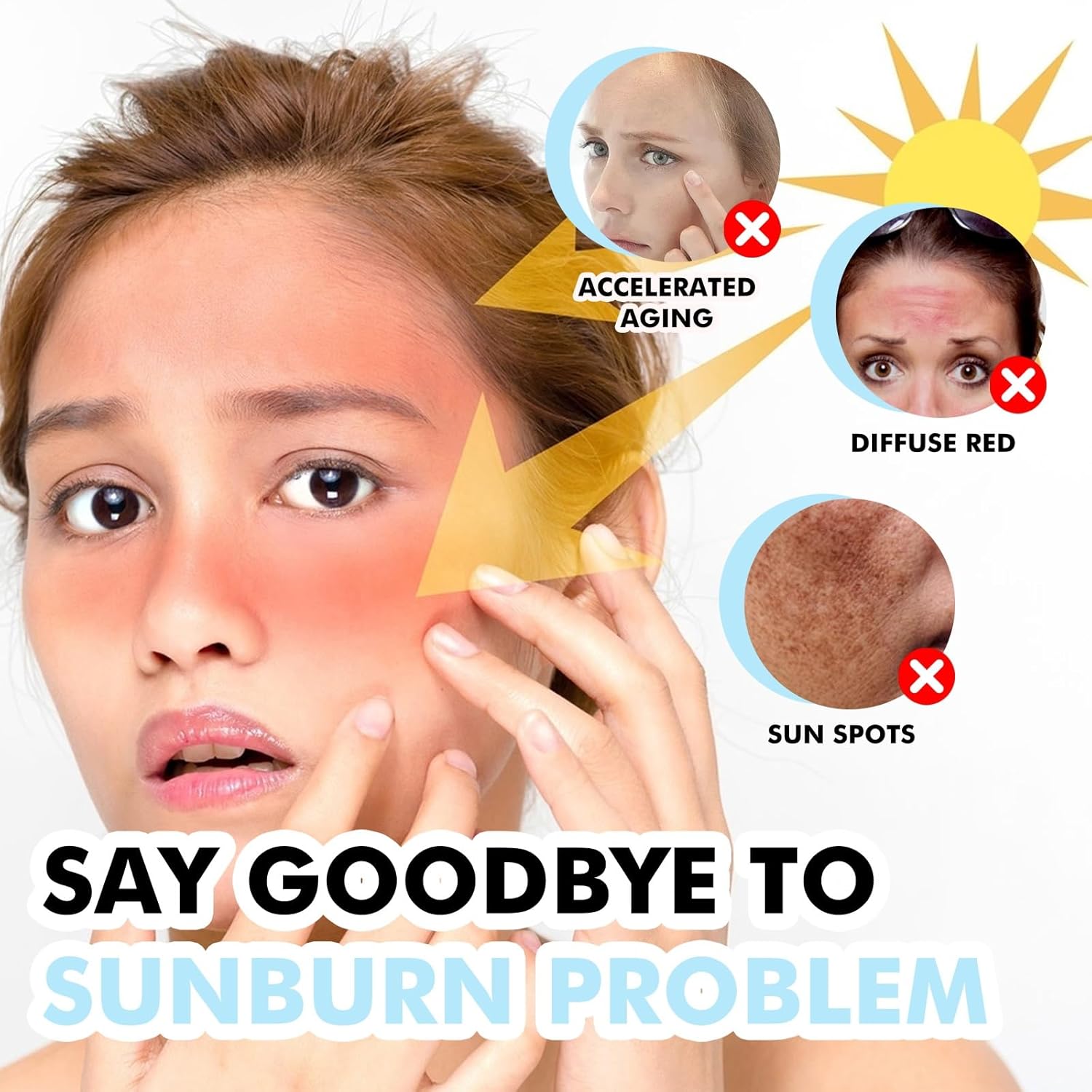 Nourishing & Protective Sunscreen Stick - Hydrating, Firming, and Long-Lasting UVA/UVB Protection for All Skin Types(2PCS)