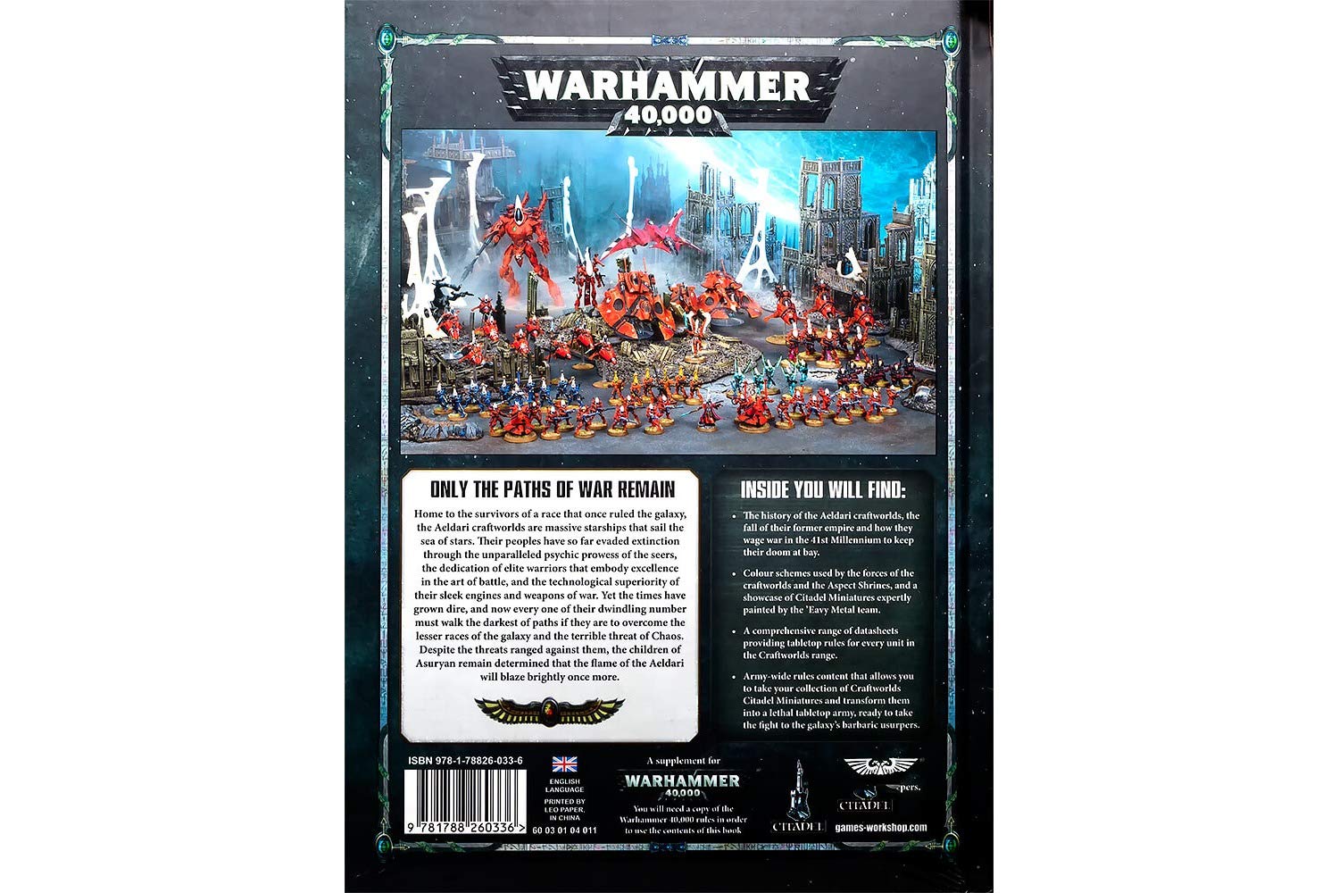 Games Workshop Warhammer 40k Craftworlds Codex: 9781788260336
